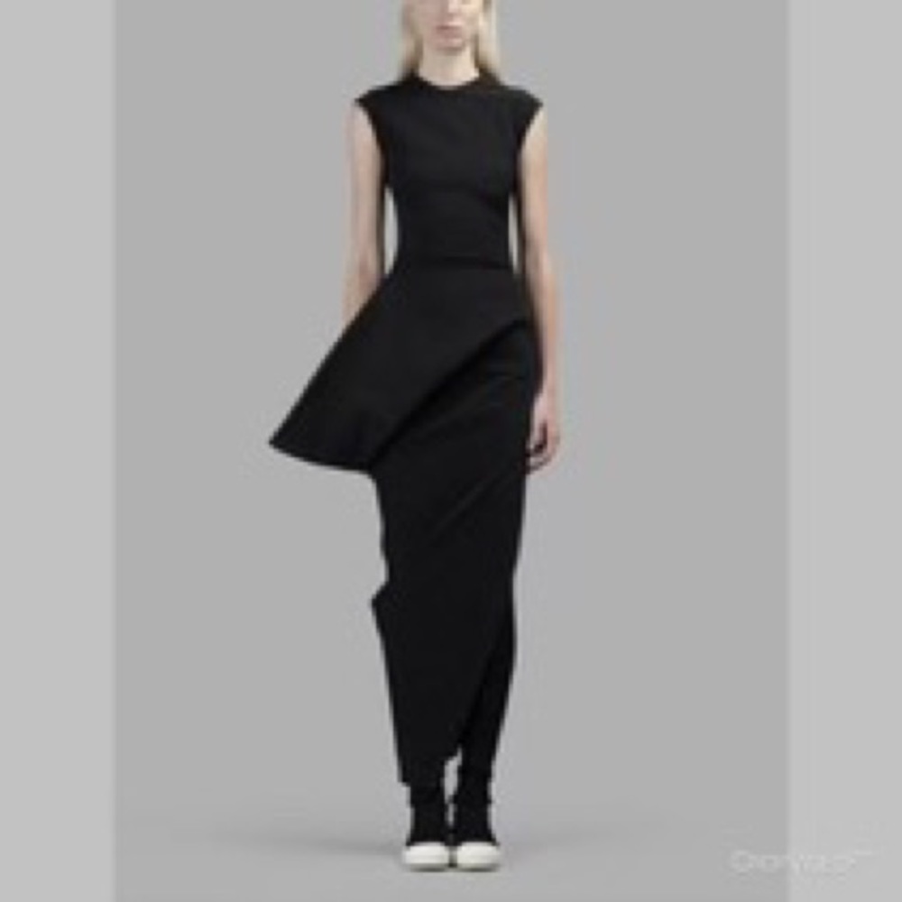SOLDDDD Rick Owens Asymmetrical Walrus dress - Picture 8 of 10